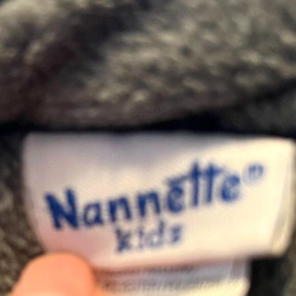 NANNETTE KIDS Puffer Vest Size 6 Black W/Awesome Design Fleece Lining - Picture 6 of 6